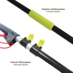 Échenilloir téléscopique Strong&Easy - Coupe branches jusqu'à 4,25 m