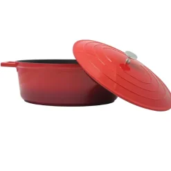 Cocotte ovale fonte alu 32x25cm 6,6L tous feux nuage