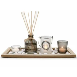 Coffret diffuseur parfum et bougies – Ambiance naturelle et déco
