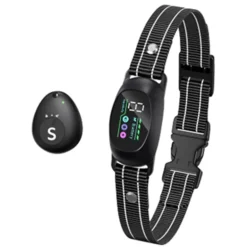 Collier anti-aboiements à puce électronique pour chien