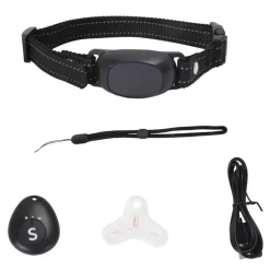 Collier anti-aboiements à puce électronique pour chien