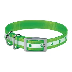 Collier pour chien vert phosphorescent 45 cm