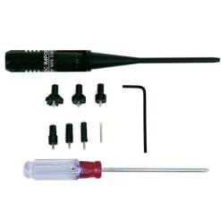 Collimateur laser universel 5 adapatateurs alu noir mat L155 mm
