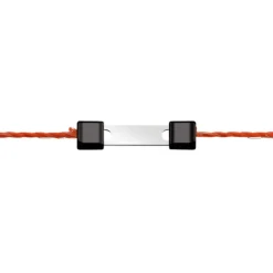 Connecteur Litzclip acier inox. Fil 3mm (10pc)