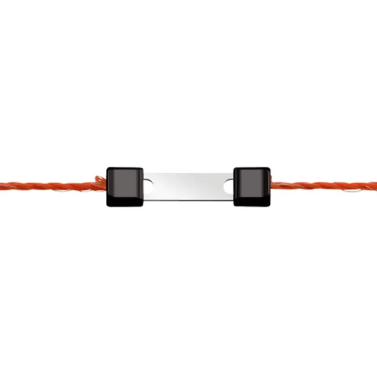 Connecteur Litzclip acier inox. Fil 3mm (10pc)