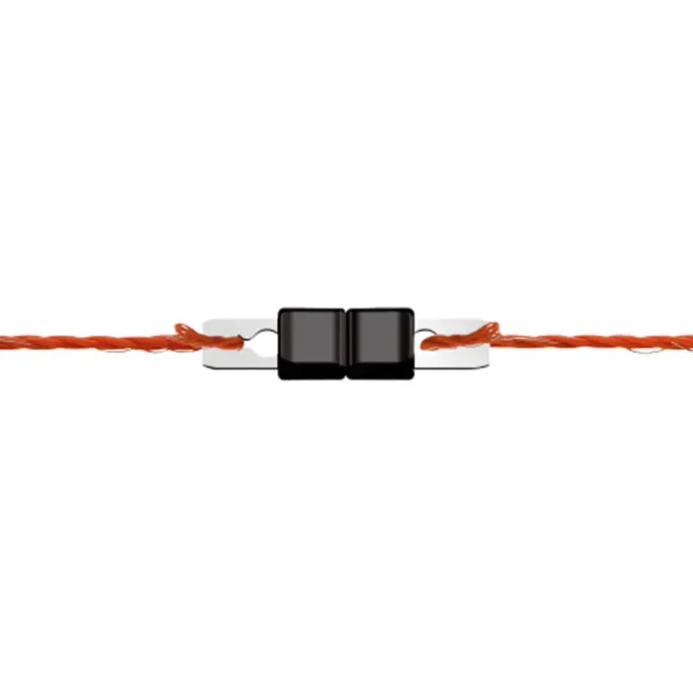 Connecteur Litzclip acier inox. Fil 3mm (10pc)