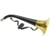 Corne d'appel laiton pavillon 50 cm gainée Cuir