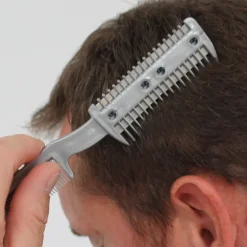 Coupe-cheveux peigne 2 lames rasoir coiffure homme femme