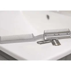 Coupe-cheveux peigne 2 lames rasoir coiffure homme femme