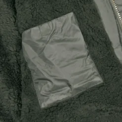 Coupe-vent fourré imperméable kaki taille S à 3XL
