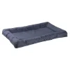 Coussin Matelas Imperméable Bleu 91x60x20cm Antidérapant