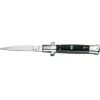 Couteau automatique Sicilian - Manche Pakkawood Noir - Lame 8,2 cm en acier 440A
