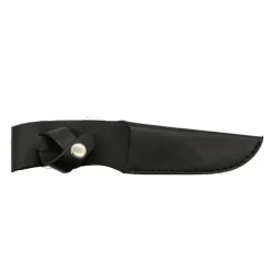 Couteau Aventurier 24 cm inox avec étui cuir – manche bois