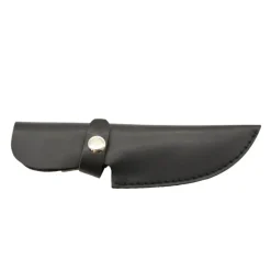 Couteau Aventurier à dépecer 24 cm avec étui cuir – teck