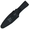 Couteau de botte K25 manche caoutchouc lame acier inox 12,5cm