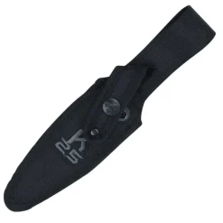 Couteau de botte K25 manche caoutchouc lame acier inox 12,5cm