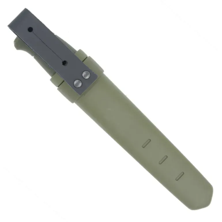 Couteau Kansbol lame acier Sandvik 10,9cm manche caoutchouc vert