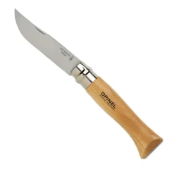 Couteau Opinel carbone N°7 lame acier inox 8cm manche hêtre