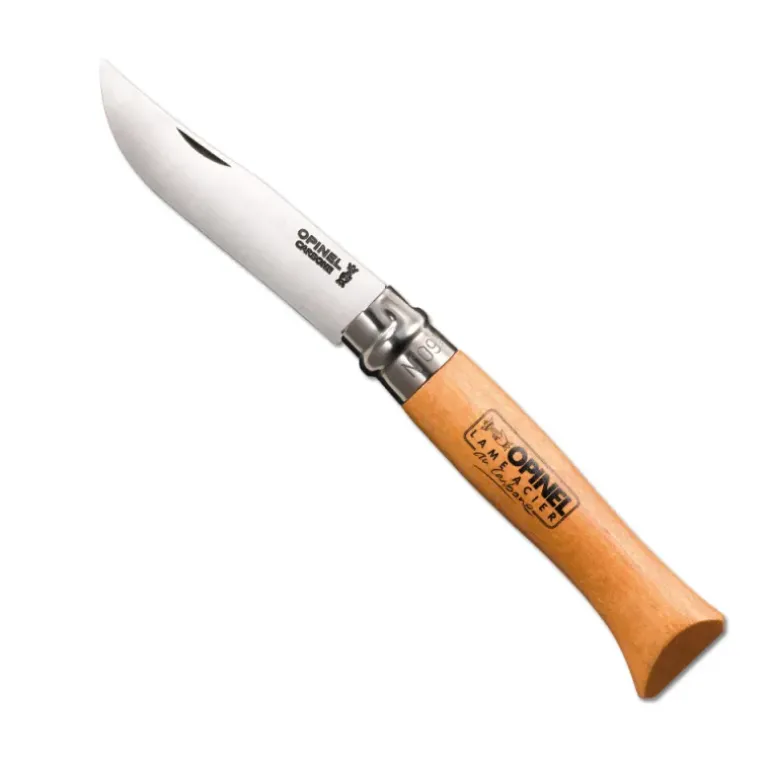 Couteau Opinel carbone N°9 lame acier carbone 9cm manche hêtre