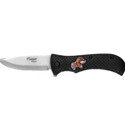 Couteau poche Wildgrip Cerf lame inox 9 cm manche métal 21cm