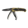 Couteau PROHUNT Keos 3 lames forest 21cm manche caoutchouc antidérapant