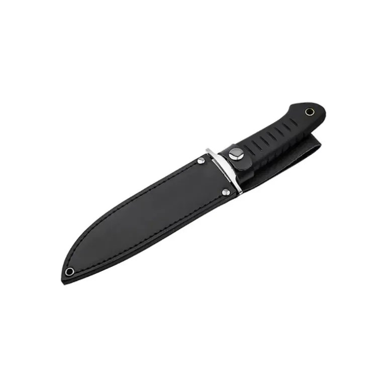 Couteau Sledgedog Boker - Lame Drop Point 17 cm - Manche TPR Noir