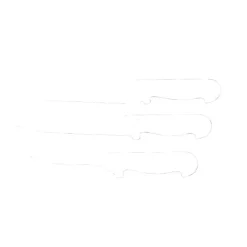 Couteaux de boucher Lot de 3 pièces