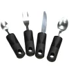Couverts ergonomiques senior manche épais plastique - Set 4 pièces