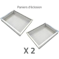 Couveuse + 2 Tiroirs caille à poule + 2 Paniers d'éclosion + 1 Kit humidification