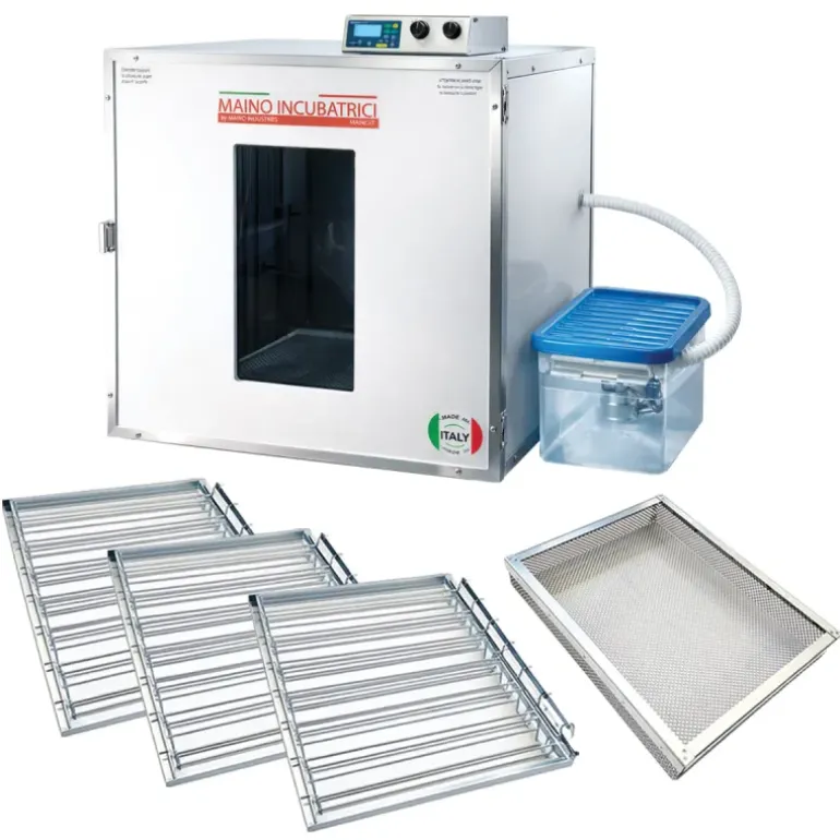 Couveuse + 3 Tiroirs de caille à poule + 1 Panier d'éclosion + 1 Kit humidification