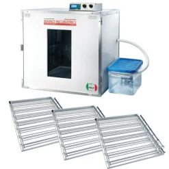 Couveuse + 3 Tiroirs de caille à poule + 1 Kit humidification