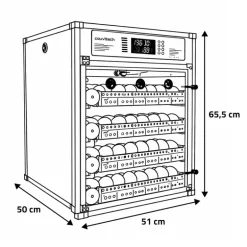 Couveuse Automatique PRO Couvitech® 272 œufs - Incubation Haute Performance