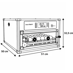 Couveuse Automatique PRO Couvitech® 68 œufs - Incubation Haute Performance