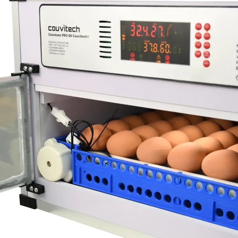 Couveuse Automatique PRO Couvitech® 68 œufs - Incubation Haute Performance