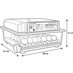 Couveuse automatique SP Couvitech® 64 œufs - Incubation professionnelle