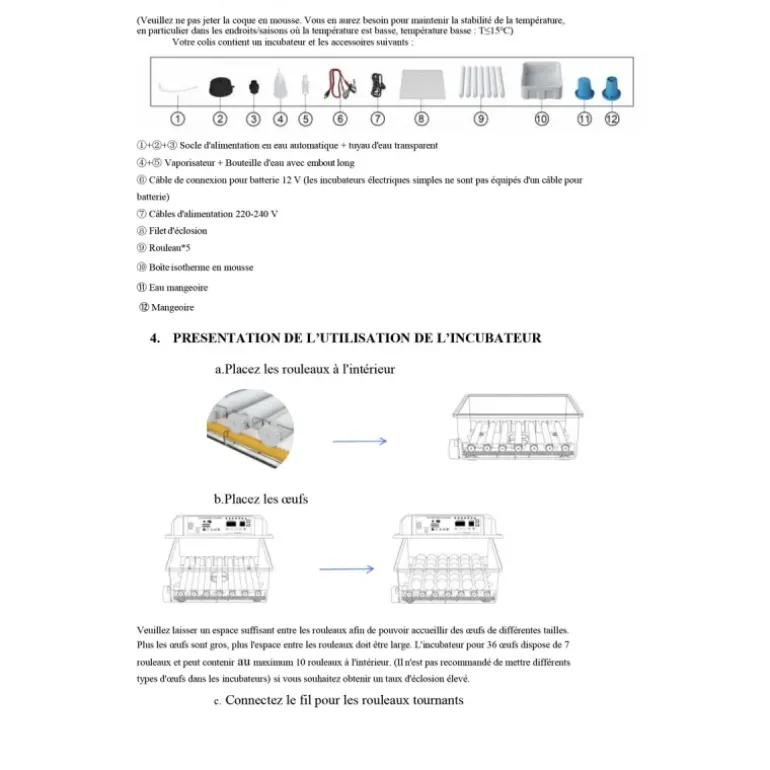 Couveuse Automatique SP Couvitech® 36 Œufs - Incubation Professionnelle et Fiable