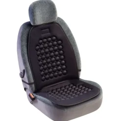 Couvre siège universel relaxant noir - Soulage tensions musculaires