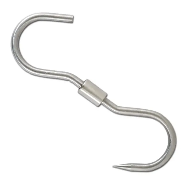 Crochet de Boucher Articulé Ø 8mm hauteur 22,5cm, portage 135kg