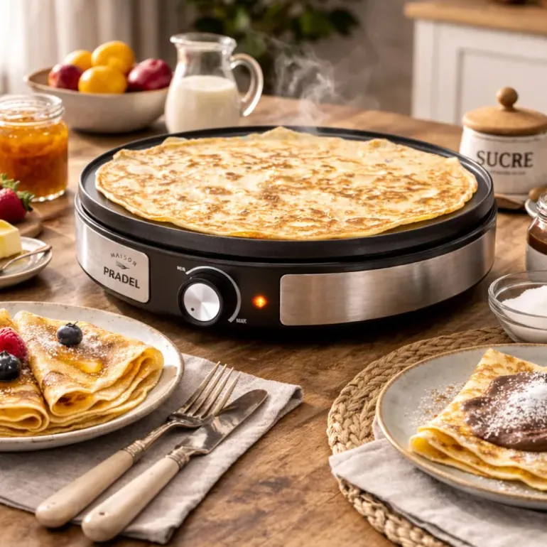 Crêpière électrique réversible Pradel France 1500W