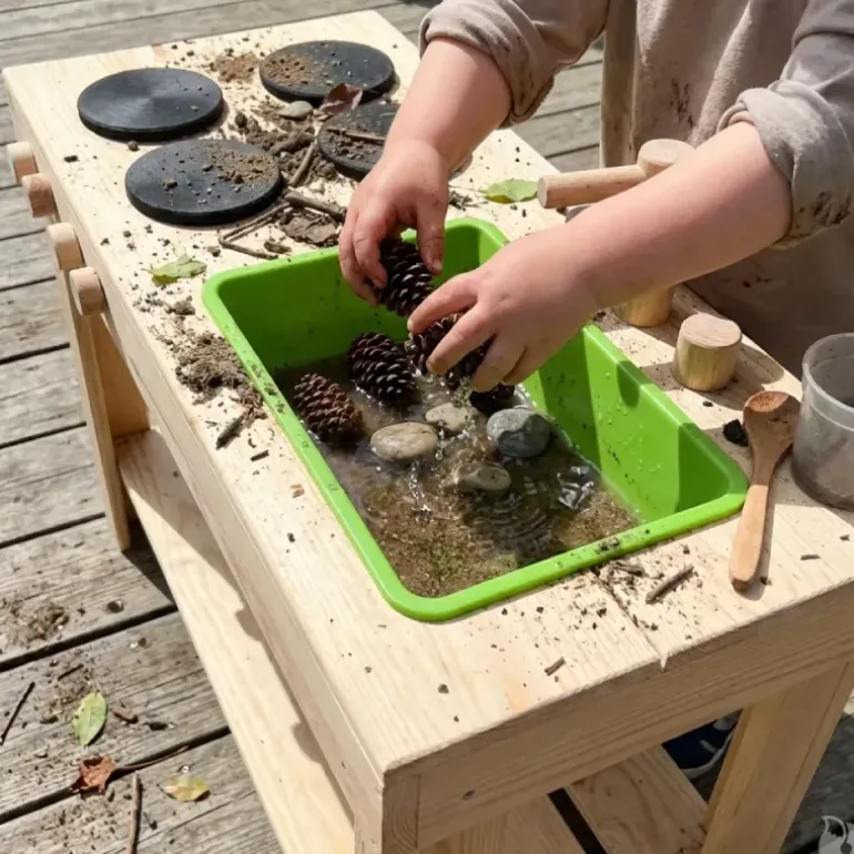 Cuisine en bois pour enfant