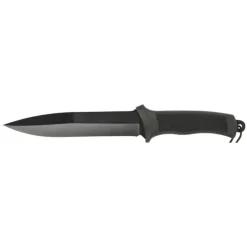 Dague lame acier inox 420A 18cm manche antidérapant blister