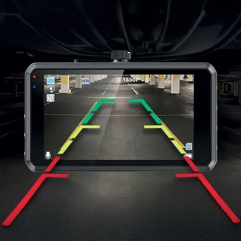 Dashcam avant/arrière HD + carte microSD 32Go incluse