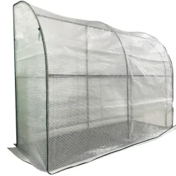 Demi-serre murale adossée pour jardin et balcon 80 x 200 x 160 cm