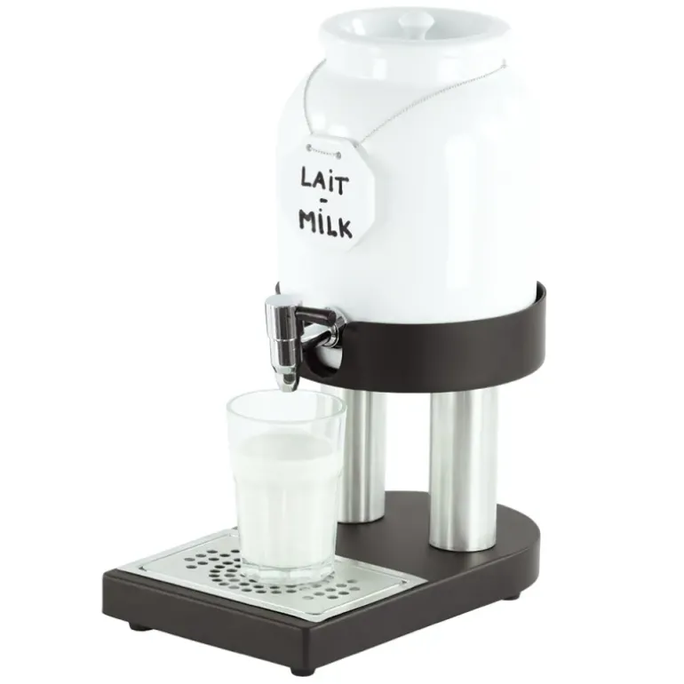 Distributeur de Lait Froid en Porcelaine 4L