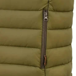 Doudoune sans manche polyamide kaki M à 2XL