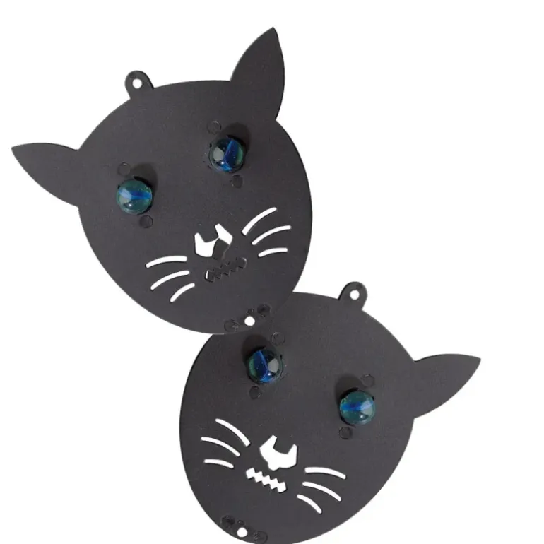 Effaroucheurs tête de chat 2 pièces à suspendre