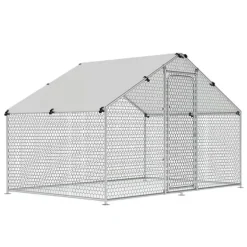 Enclos à volailles 6 m² avec toit étanche et cadre renforcé