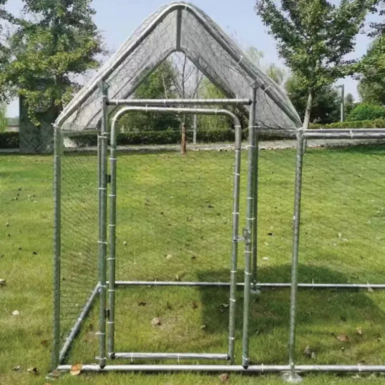 Enclos à volailles 3x1x1,5 m avec bâche Robuste et pratique