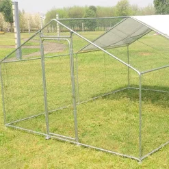 Enclos pour volailles 12m² - Structure galvanisée 4x3x2m