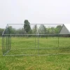 Enclos pour volailles 6x3x2m - 18m² en tube galvanisé et toile PE imperméable